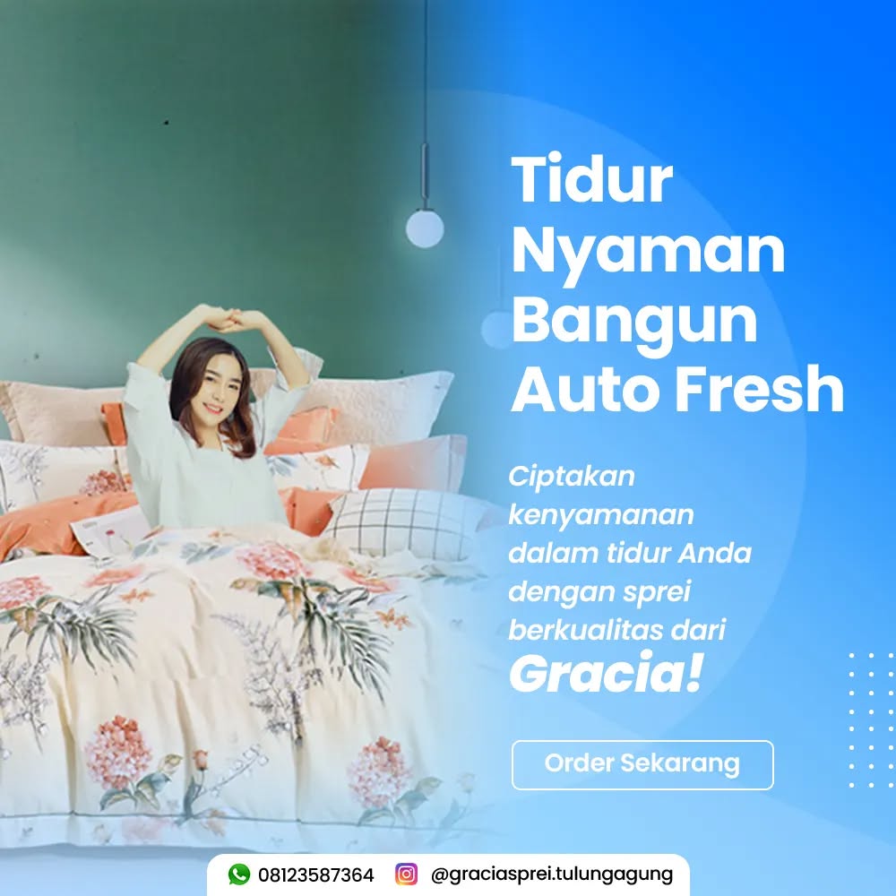 <p>Gracia kini menyediakan sprei dengan harga terj
